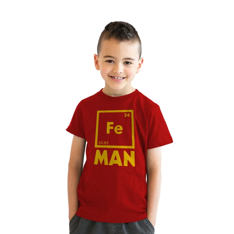 Iron Man Science Youth T Shirt sold by Crazy Dog T-Shirts