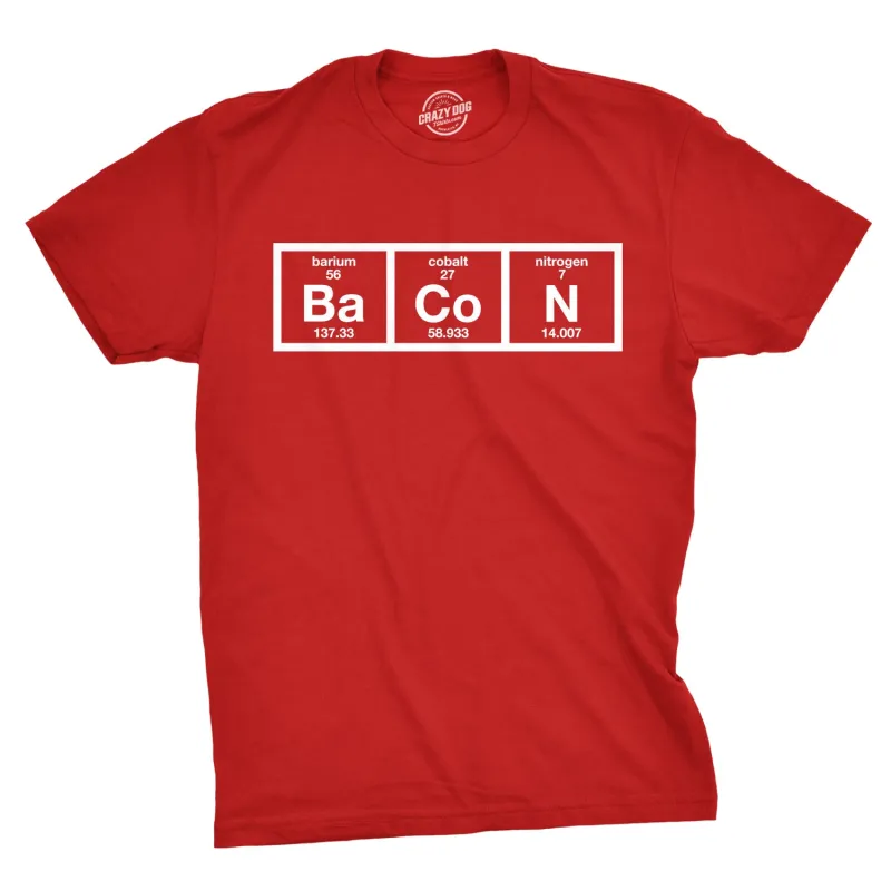 Bacon Chemistry Youth T Shirt sold by Crazy Dog T-Shirts
