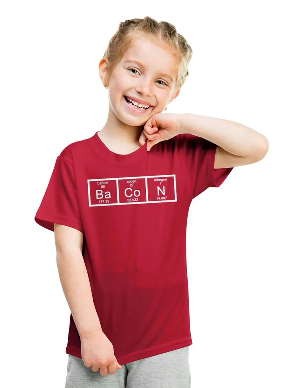 Bacon Chemistry Youth T Shirt sold by Crazy Dog T-Shirts product image thumbnail 2
