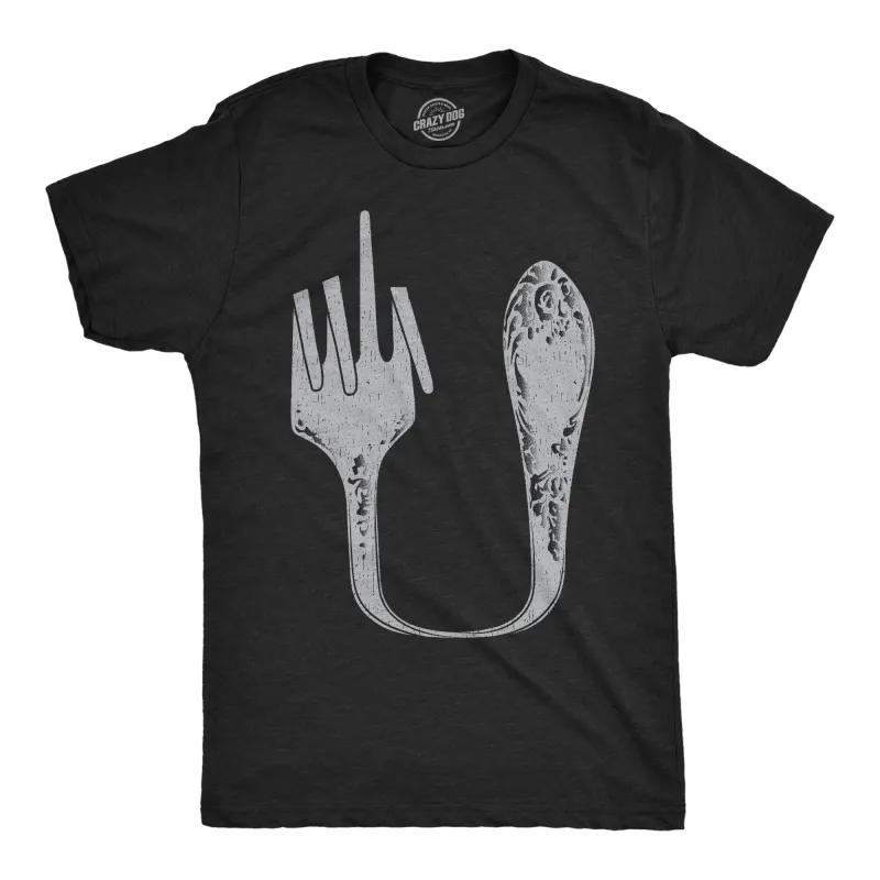 Fork U Men's T Shirt sold by Crazy Dog T-Shirts