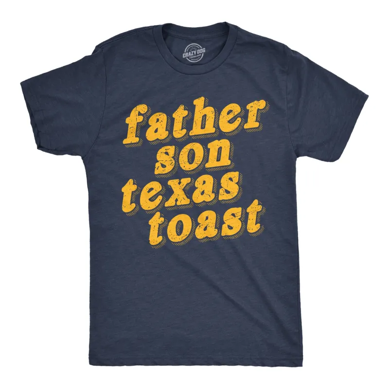 Father Son Texas Toast Men's T Shirt sold by Crazy Dog T-Shirts