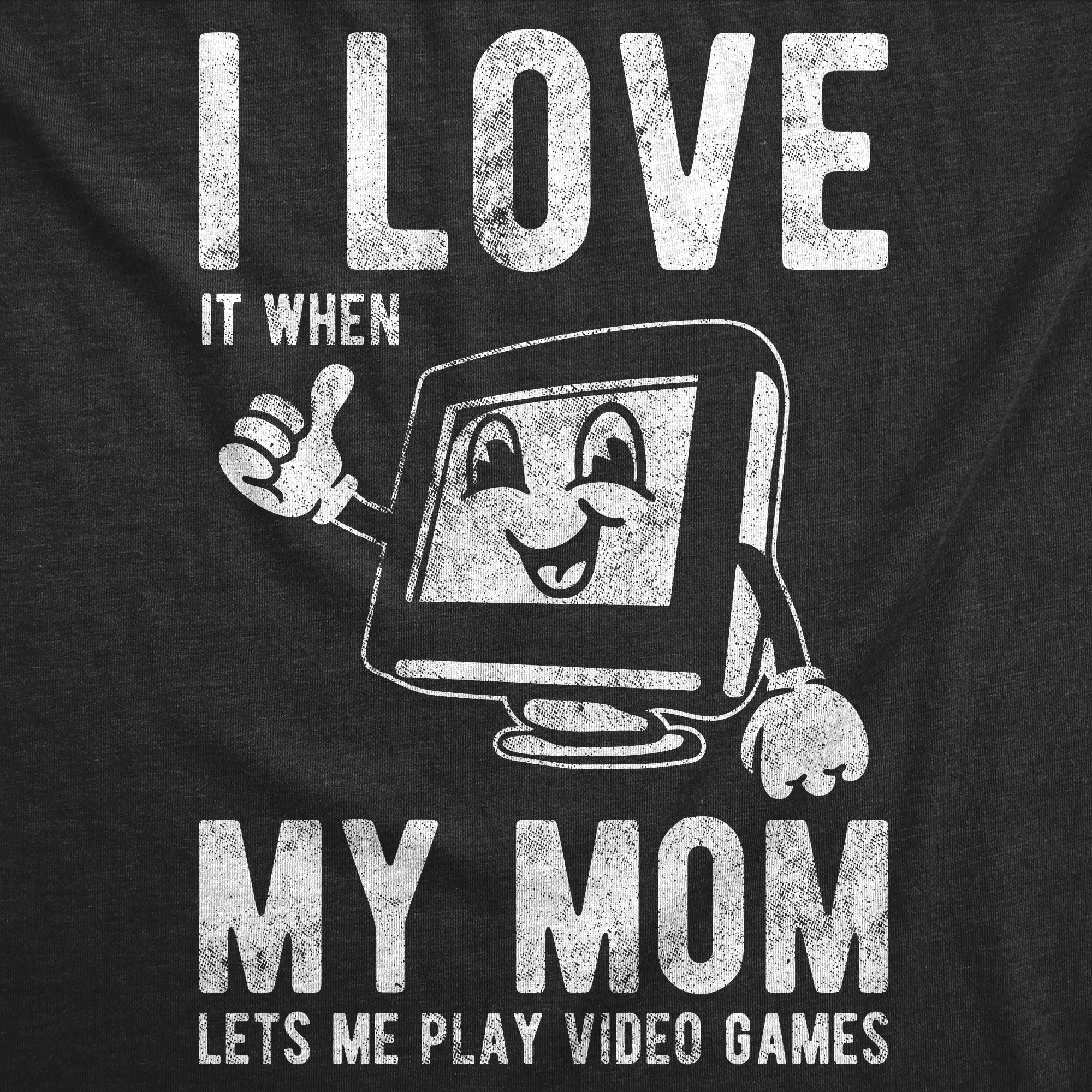I Love It When My Mom Lets Me Play Video Games Youth T Shirt sold by Crazy Dog T-Shirts product image thumbnail 2