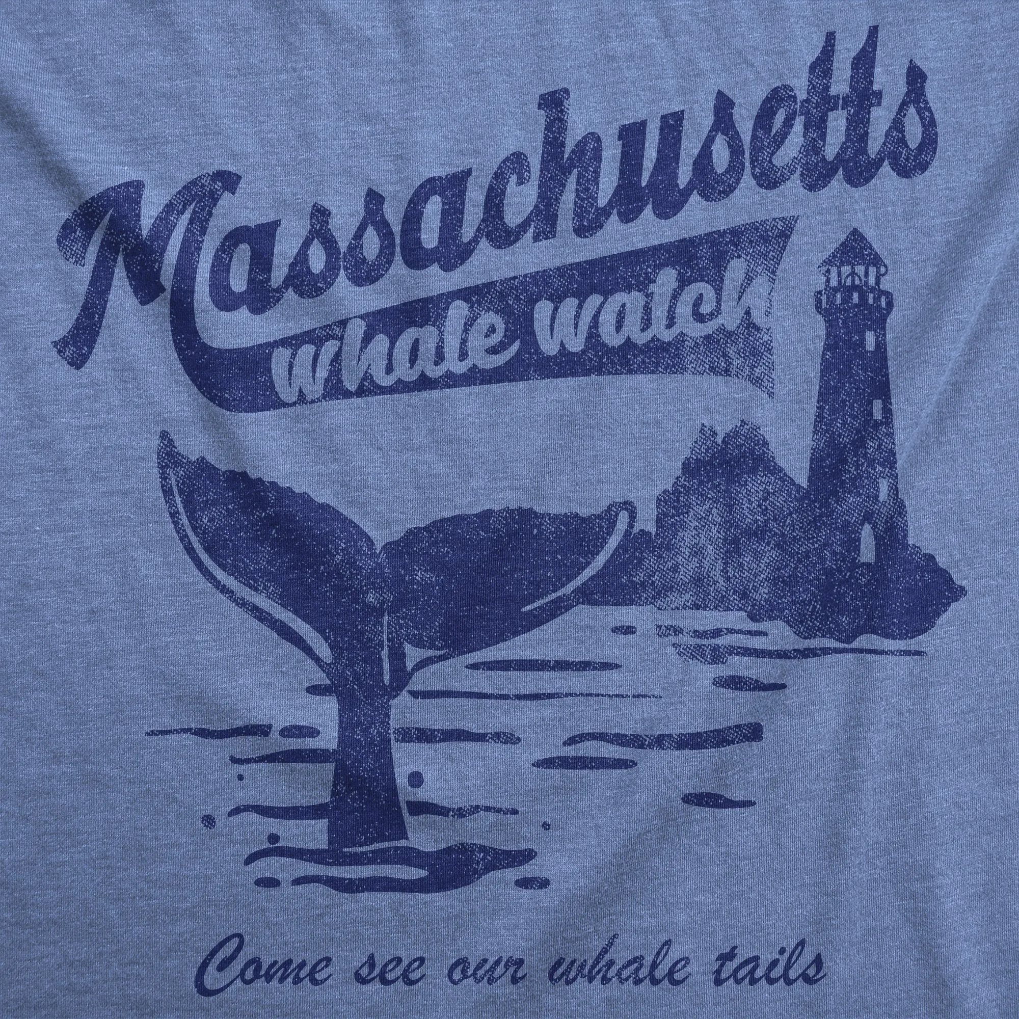 Massachusetts Whale Watch Women's T Shirt sold by Crazy Dog T-Shirts product image thumbnail 2
