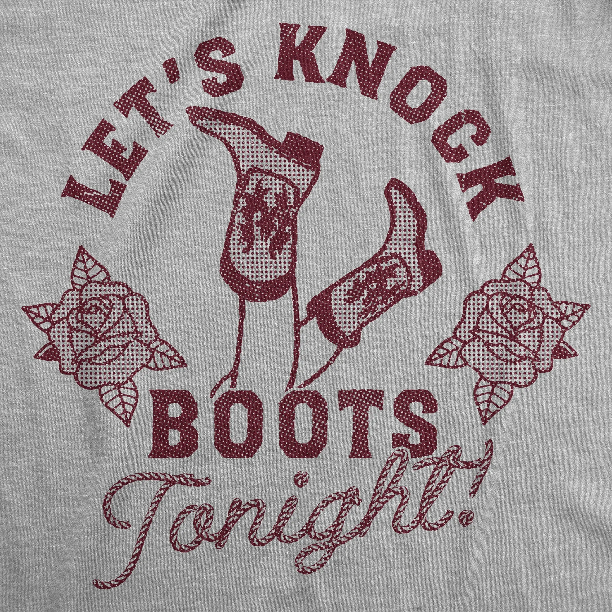 Lets Knock Boots Tonight Women's T Shirt sold by Crazy Dog T-Shirts product image thumbnail 2