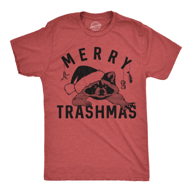 Merry Trashmas Men's T Shirt sold by Crazy Dog T-Shirts