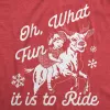 Oh What Fun It Is To Ride Women's T Shirt sold by Crazy Dog T-Shirts