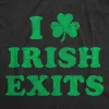 I Clover Irish Exits Men's T Shirt sold by Crazy Dog T-Shirts