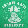 Irish And Thirsty Men's T Shirt sold by Crazy Dog T-Shirts
