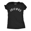 Reverse Cowgirl Women's T Shirt sold by Crazy Dog T-Shirts