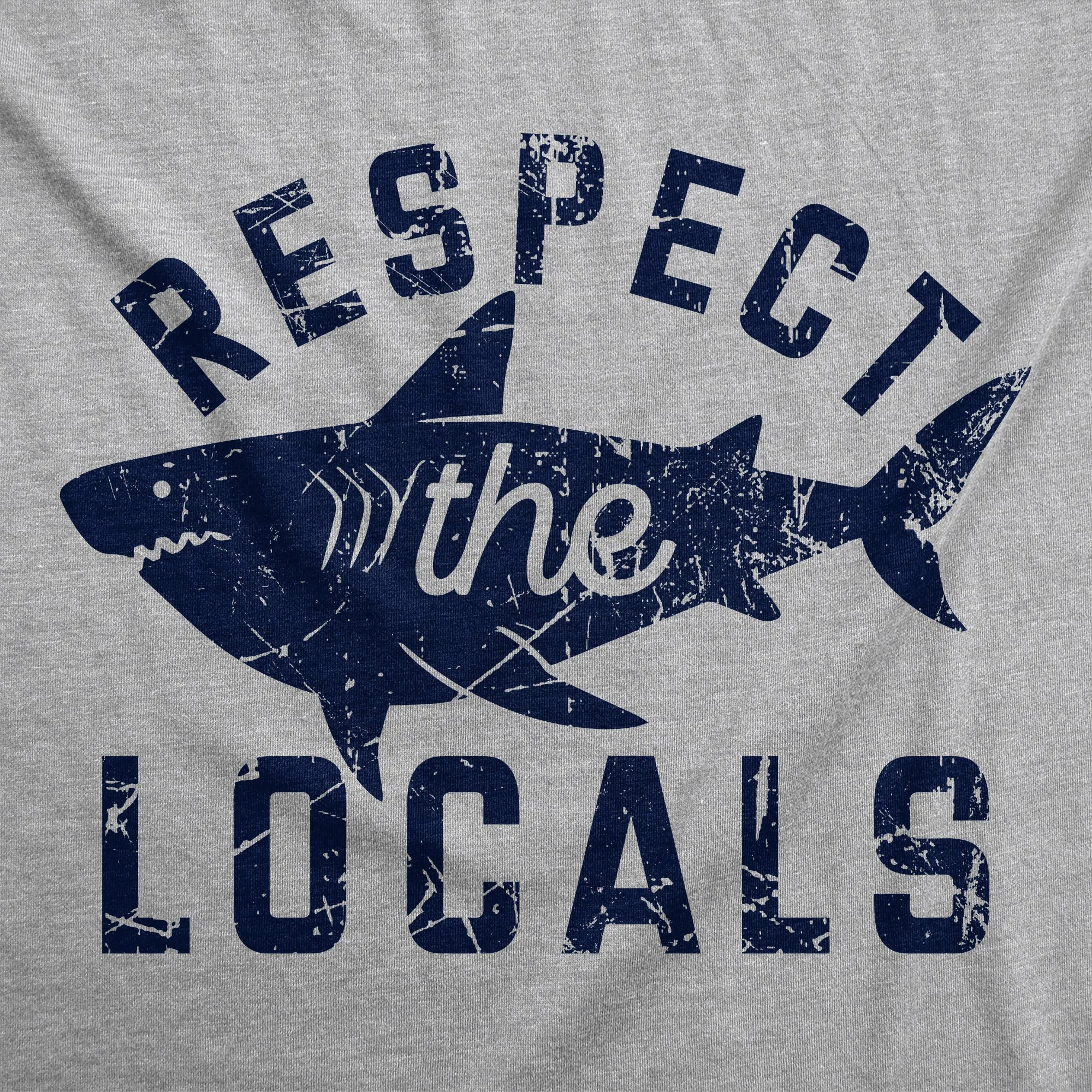 Respect The Locals Women's T Shirt sold by Crazy Dog T-Shirts product image thumbnail 2