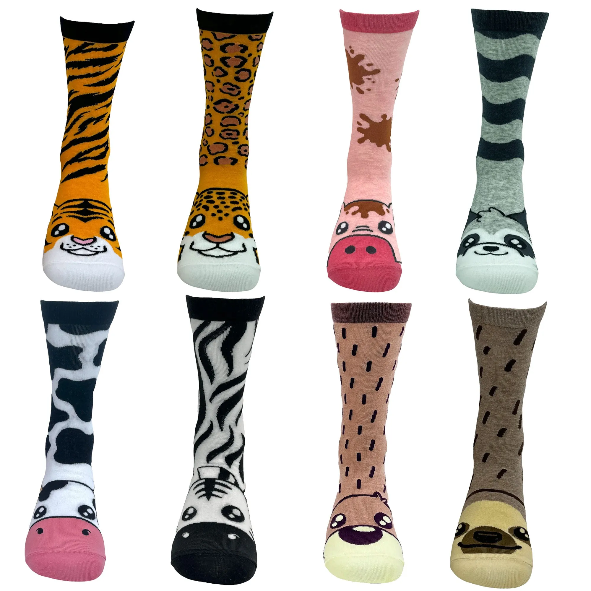Womens Toe Animal Sock 8 Pack Socks sold by Crazy Dog T-Shirts
