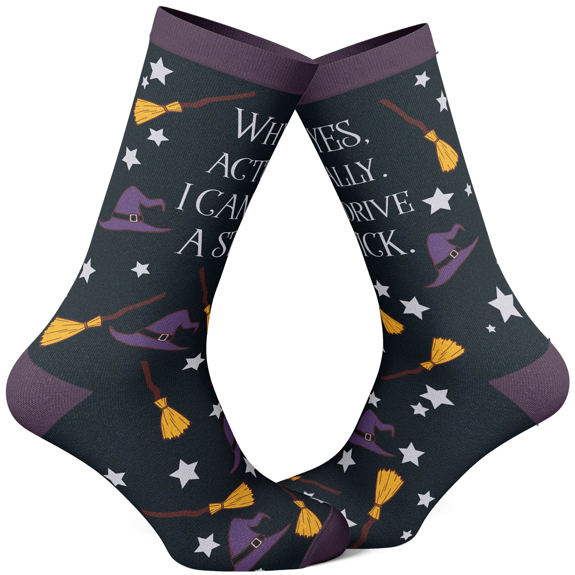 Womens Witch Sock 4 Pack Socks sold by Crazy Dog T-Shirts product image thumbnail 2