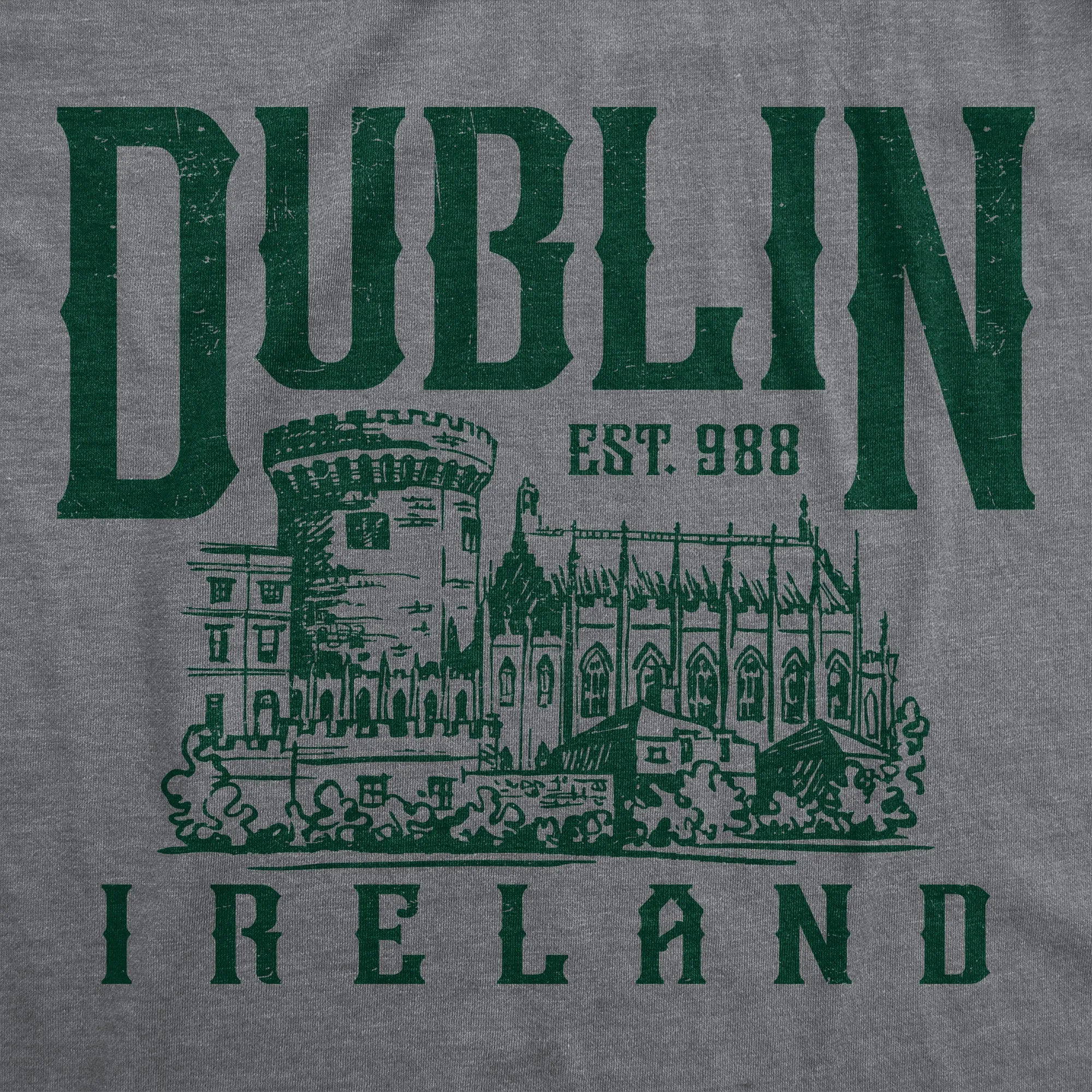 Dublin Ireland Men's T Shirt sold by Crazy Dog T-Shirts product image thumbnail 2