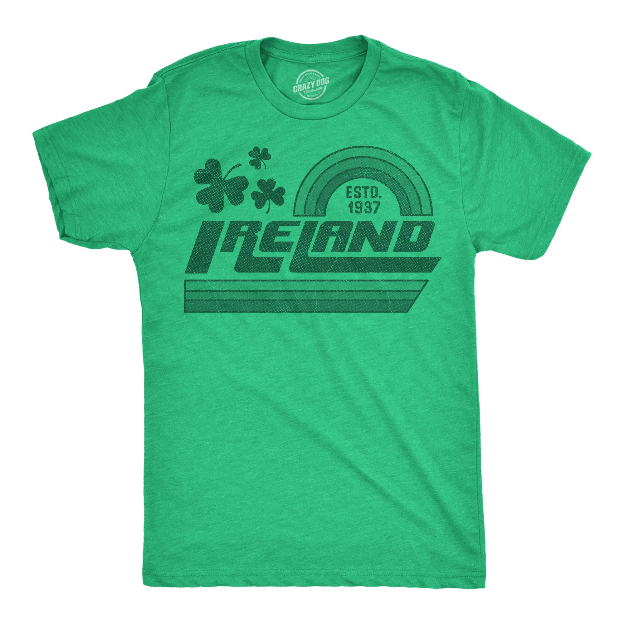 Ireland Men's T Shirt sold by Crazy Dog T-Shirts