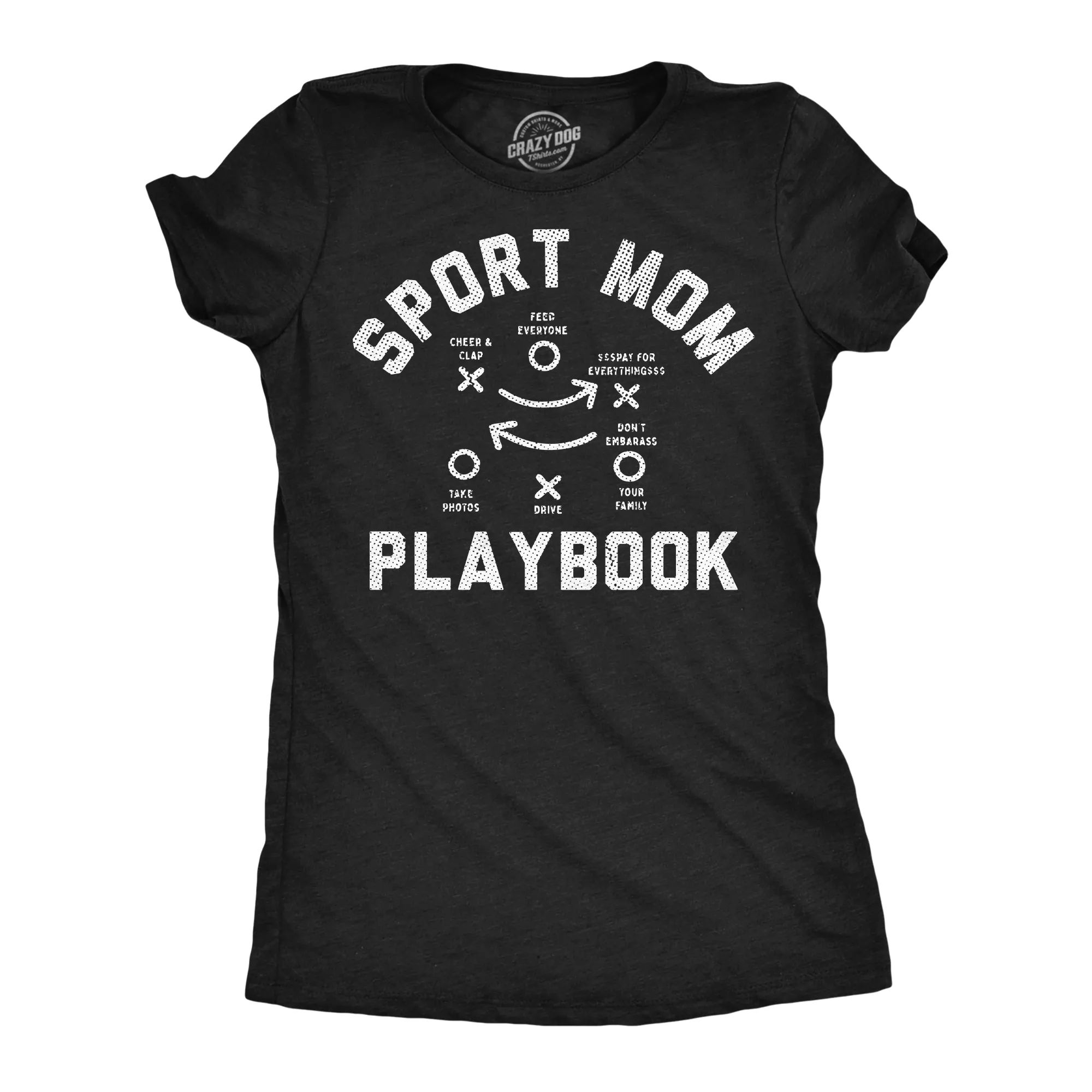 Sport Mom Playbook Women's T Shirt sold by Crazy Dog T-Shirts