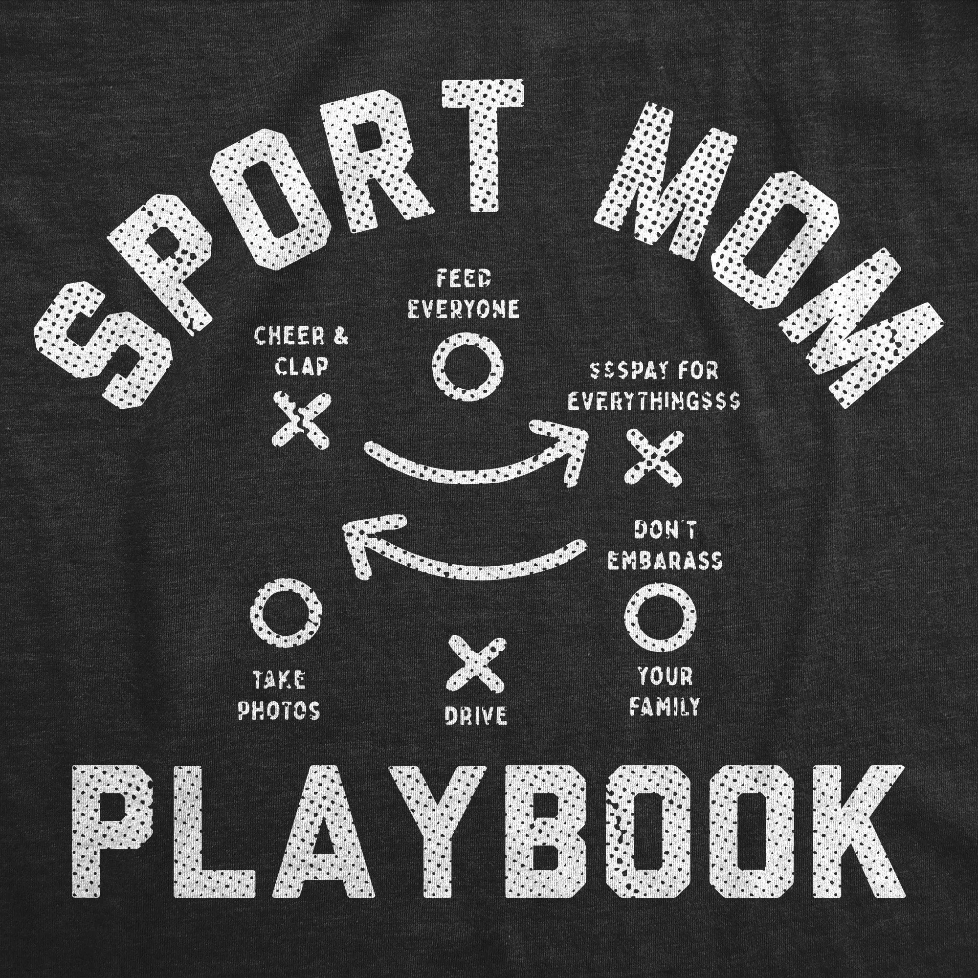 Sport Mom Playbook Women's T Shirt sold by Crazy Dog T-Shirts product image thumbnail 2