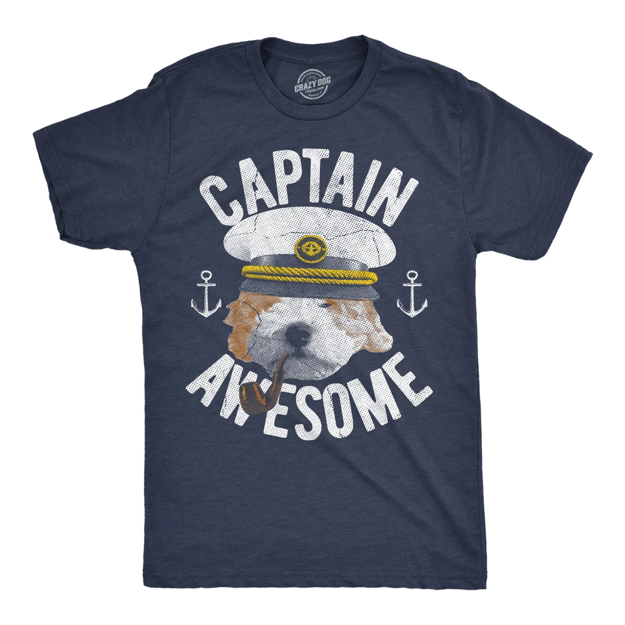 Captain Awesome Men's T Shirt sold by Crazy Dog T-Shirts