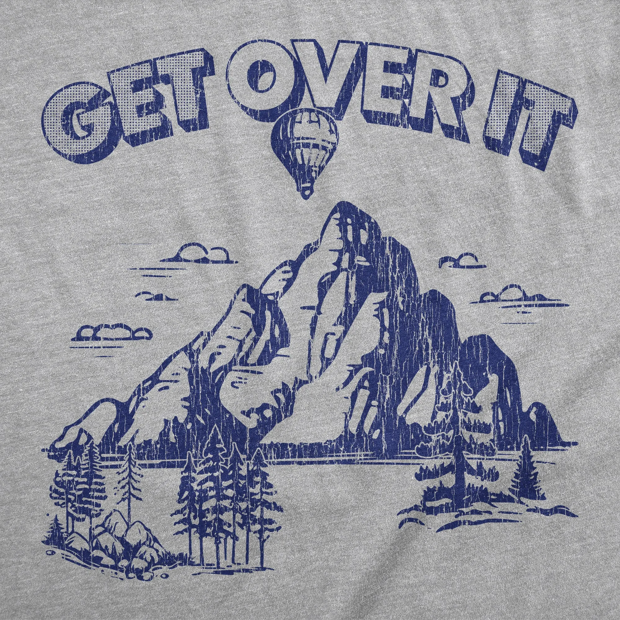Get Over It Women's T Shirt sold by Crazy Dog T-Shirts product image thumbnail 2