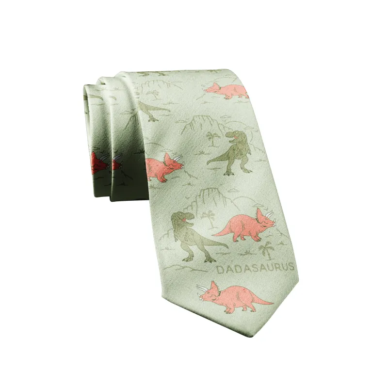 Dadasaurus Neck Tie Tie sold by Crazy Dog T-Shirts