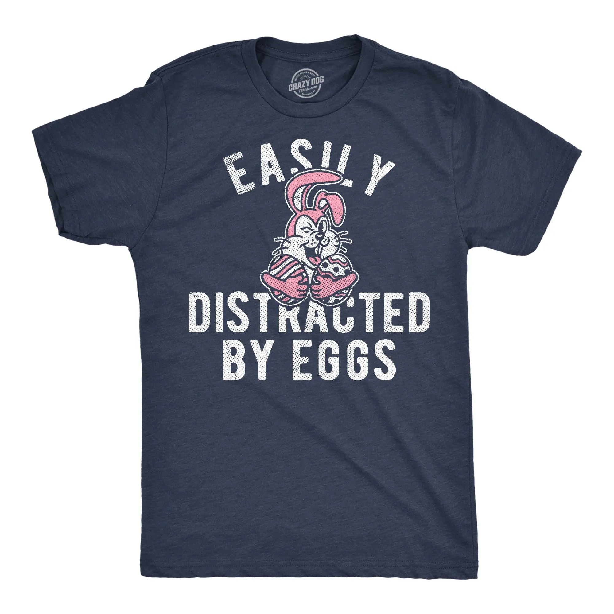 Easily Distracted By Eggs Men's T Shirt sold by Crazy Dog T-Shirts