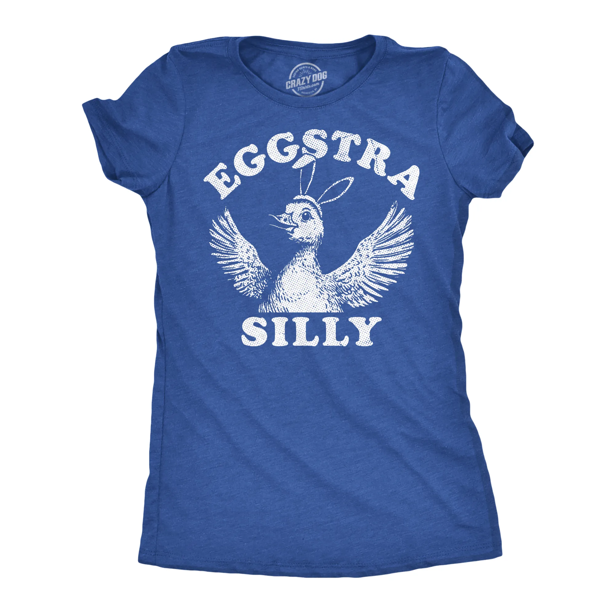 Eggstra Silly Women's T Shirt sold by Crazy Dog T-Shirts