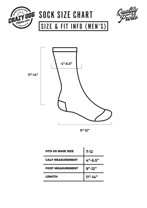 Men's Alligator Bite Socks sold by Crazy Dog T-Shirts