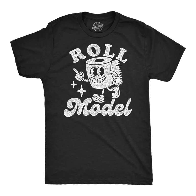 Roll Model Men's T Shirt sold by Crazy Dog T-Shirts