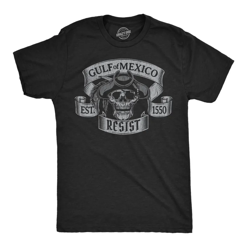 Gulf Of Mexico Resist Men's T Shirt sold by Crazy Dog T-Shirts