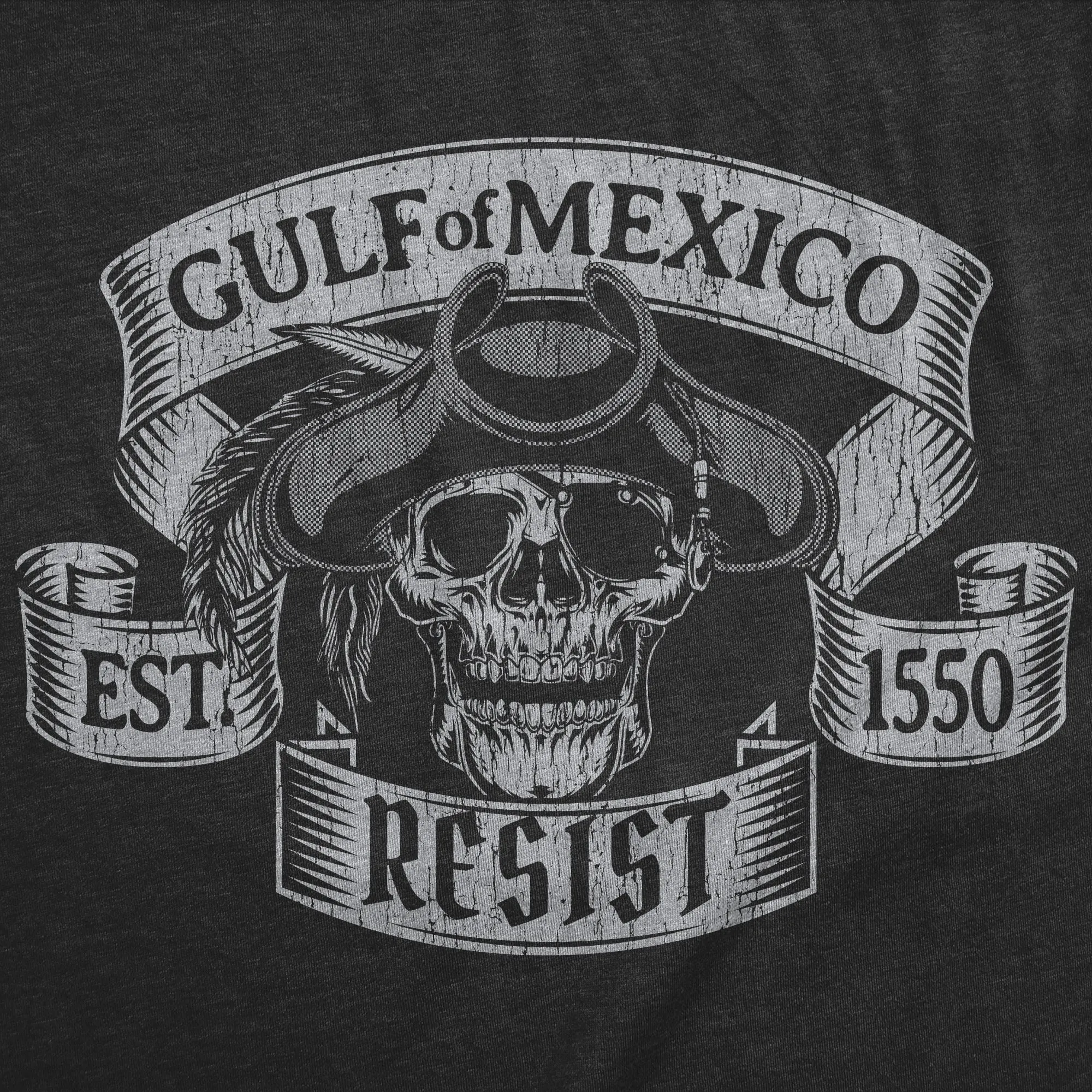 Gulf Of Mexico Resist Men's T Shirt sold by Crazy Dog T-Shirts product image thumbnail 2