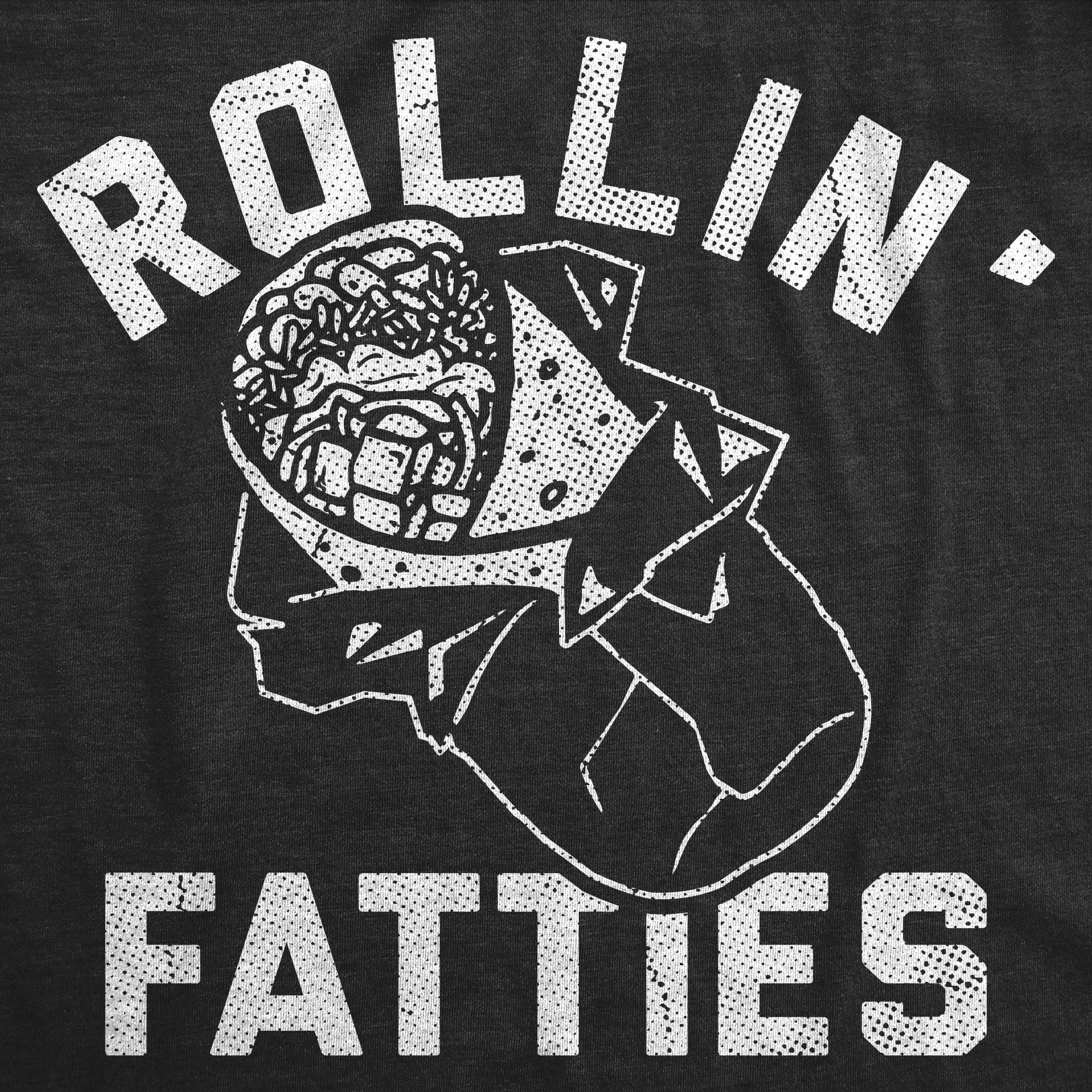 Rollin Fatties Men's T Shirt sold by Crazy Dog T-Shirts product image thumbnail 2