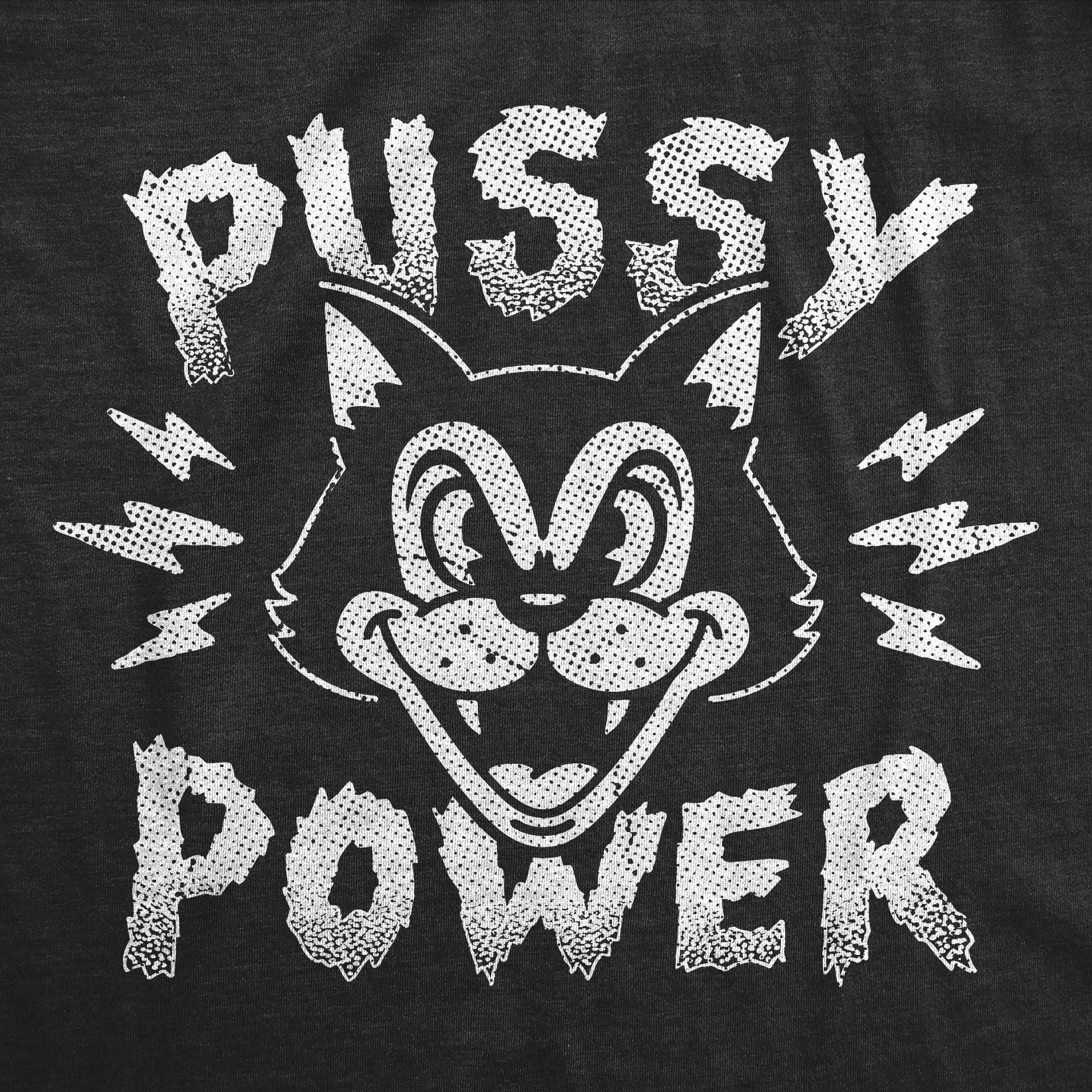 Pussy Power Women's T Shirt sold by Crazy Dog T-Shirts product image thumbnail 2