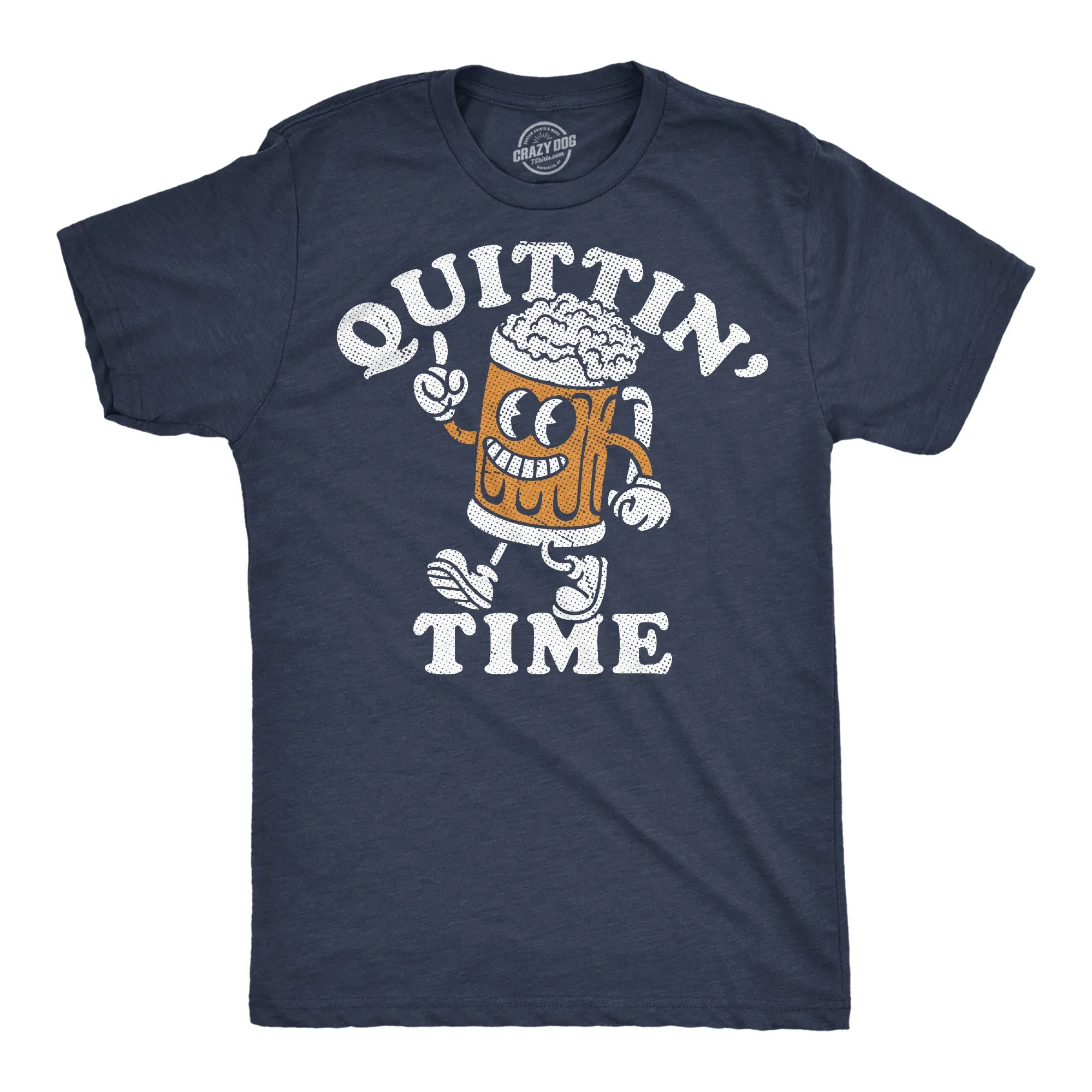 Quittin Time Men's T Shirt sold by Crazy Dog T-Shirts