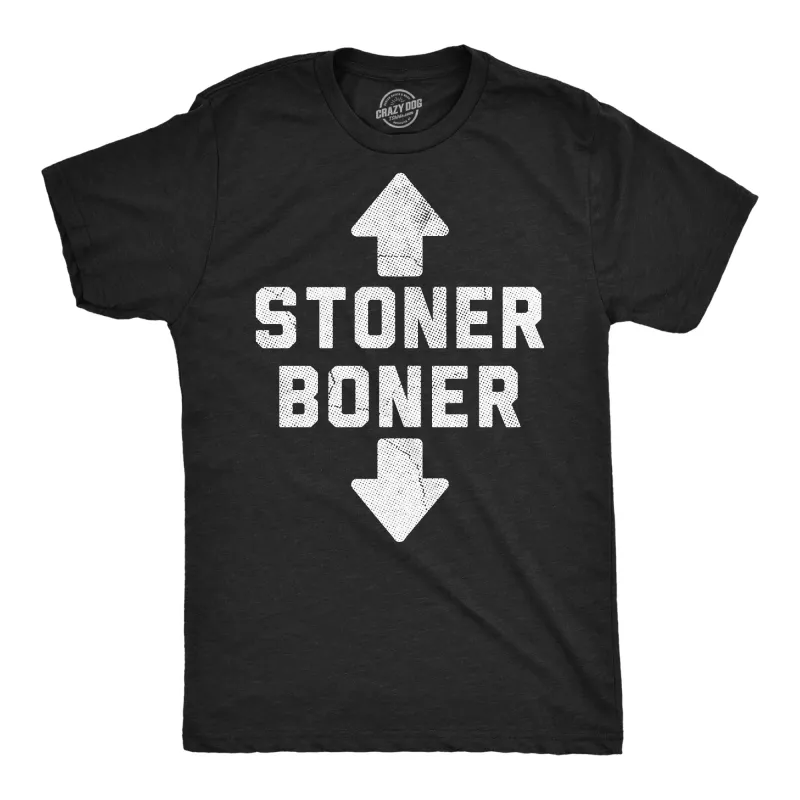 Stoner Boner Men's T Shirt sold by Crazy Dog T-Shirts