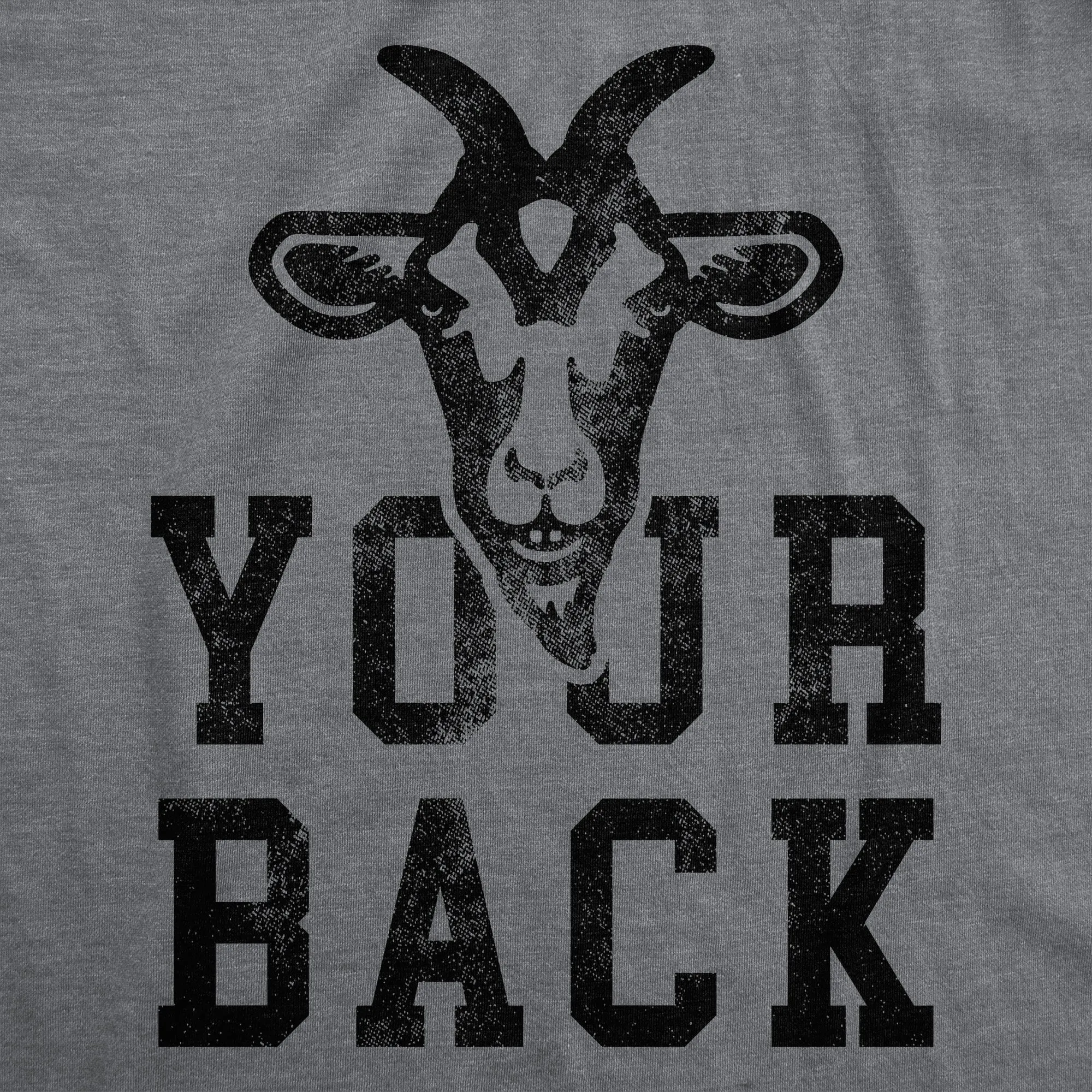 Goat Your Back Men's T Shirt sold by Crazy Dog T-Shirts product image thumbnail 2