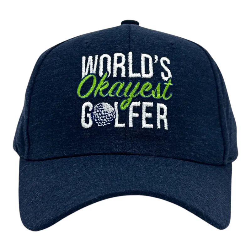 Worlds Okayest Golfer sold by Crazy Dog T-Shirts