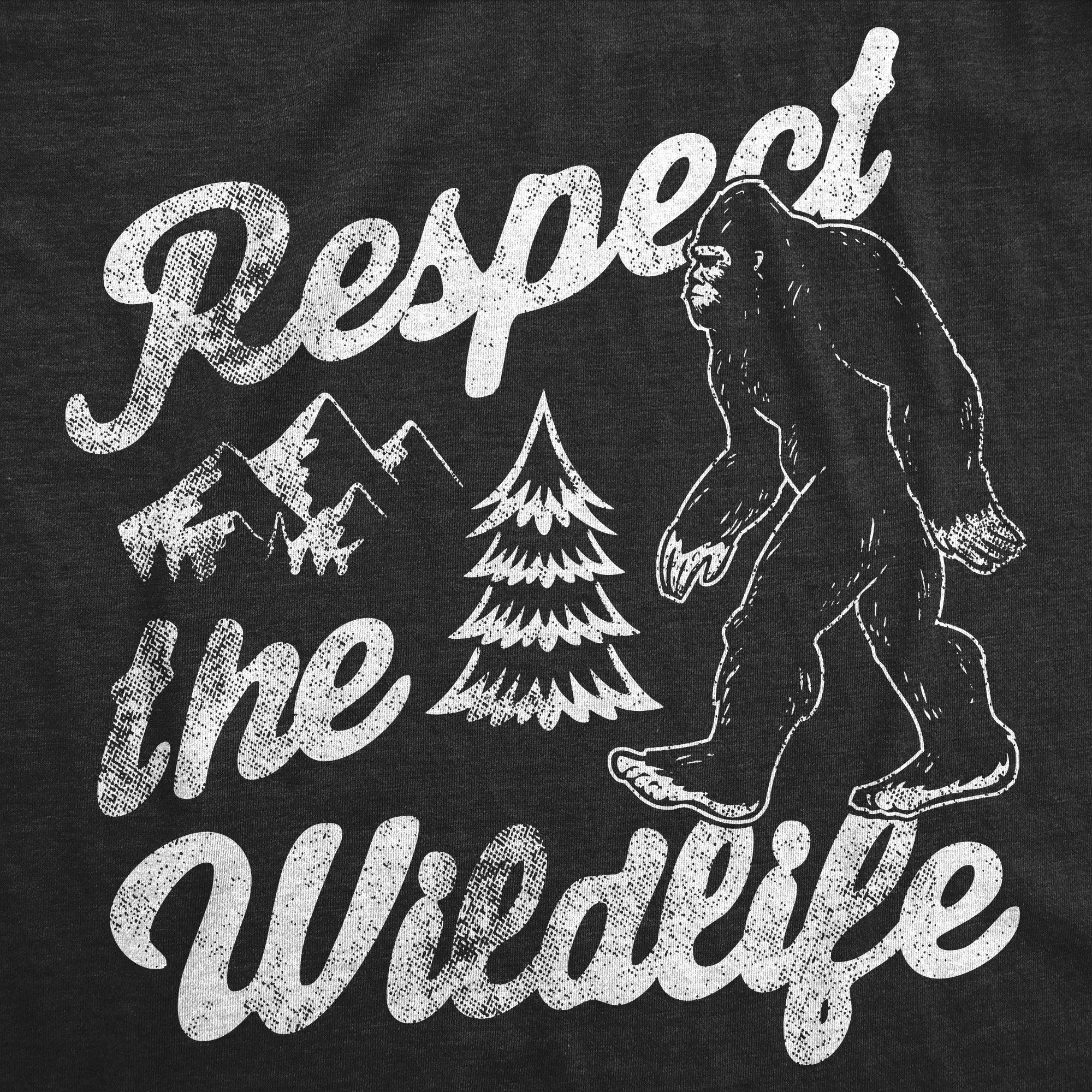 Respect The Wildlife Men's T Shirt sold by Crazy Dog T-Shirts product image thumbnail 2