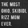 The Most Ohio Skibidi Rizz Mom Ever Women's T Shirt sold by Crazy Dog T-Shirts