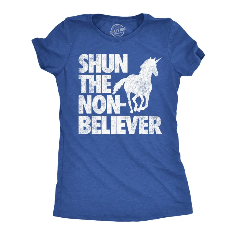 Shun The Non Believer Women's T Shirt sold by Crazy Dog T-Shirts