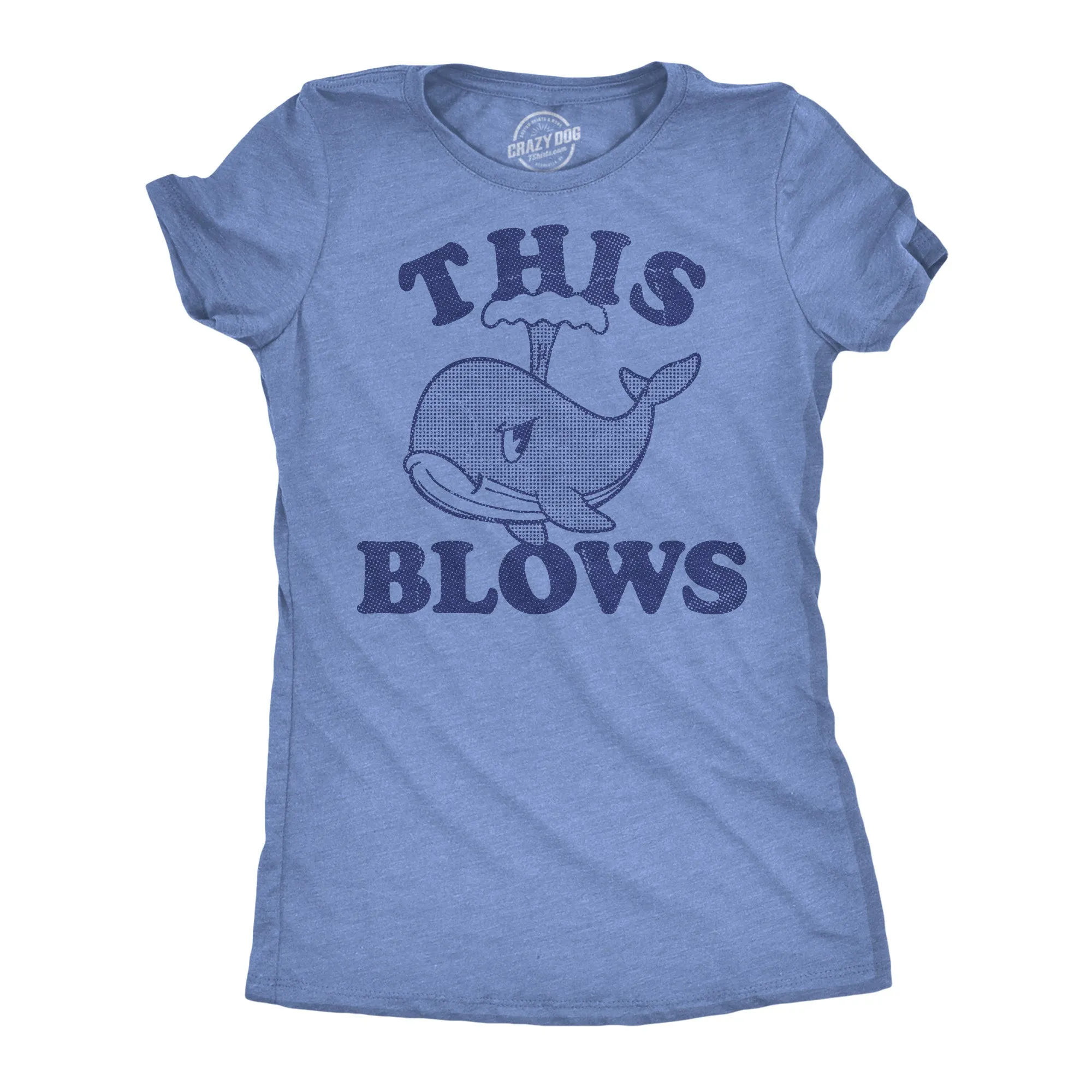 This Blows Whale Women's T Shirt sold by Crazy Dog T-Shirts