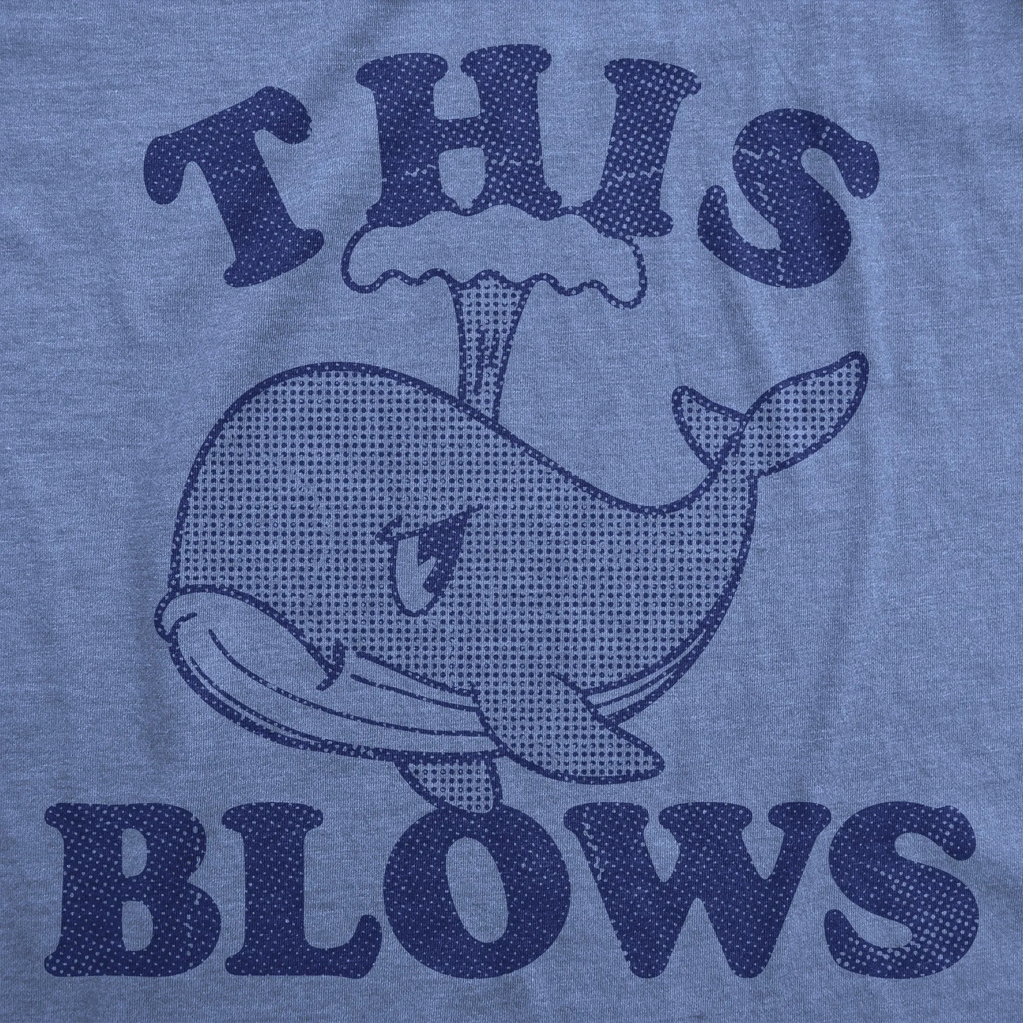 This Blows Whale Women's T Shirt sold by Crazy Dog T-Shirts product image thumbnail 2