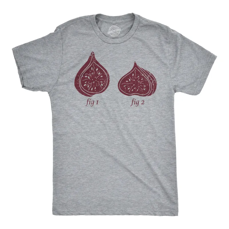 Fig 1 Fig 2 Men's T Shirt sold by Crazy Dog T-Shirts