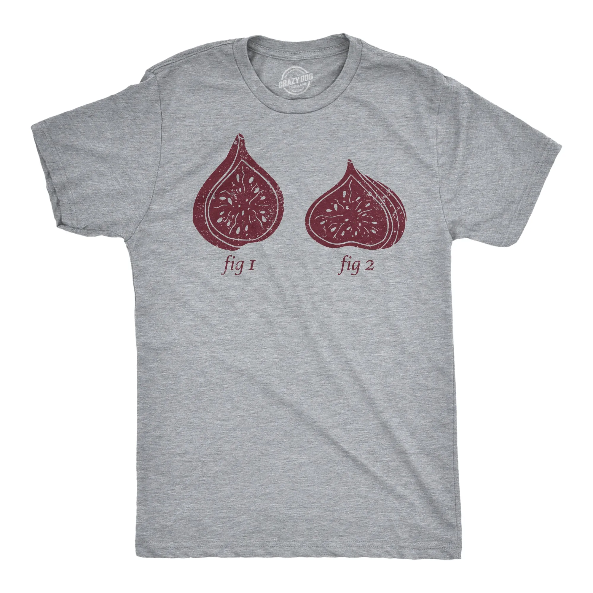 Fig 1 Fig 2 Men's T Shirt sold by Crazy Dog T-Shirts