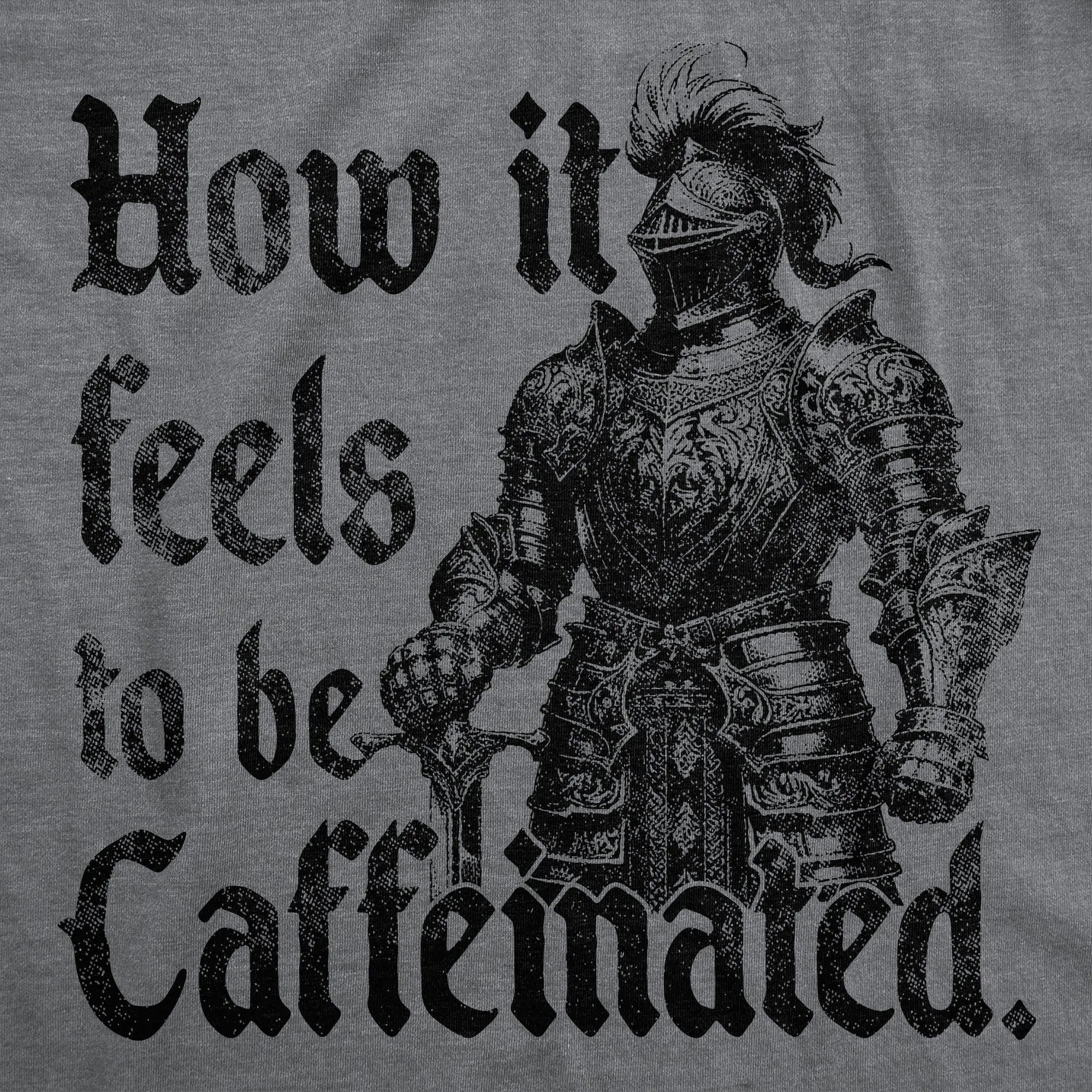 How It Feels To Be Caffeinated Men's T Shirt sold by Crazy Dog T-Shirts product image thumbnail 2