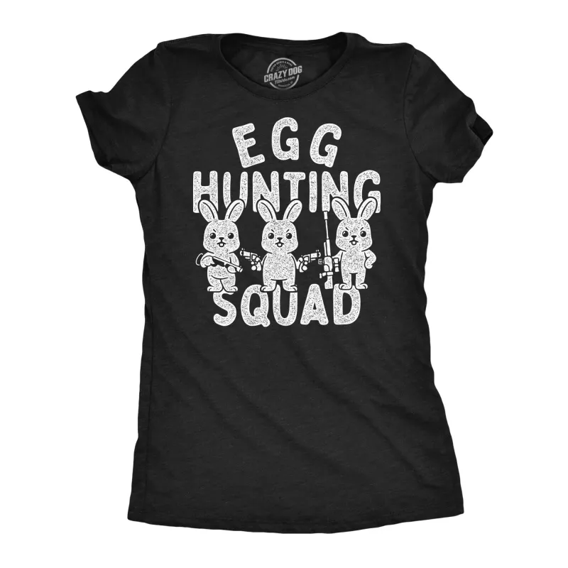 Egg Hunting Squad Women's T Shirt sold by Crazy Dog T-Shirts