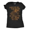 People Be Like Bear With Me And They Dont Even Have A Bear With Them Women's T Shirt sold by Crazy Dog T-Shirts