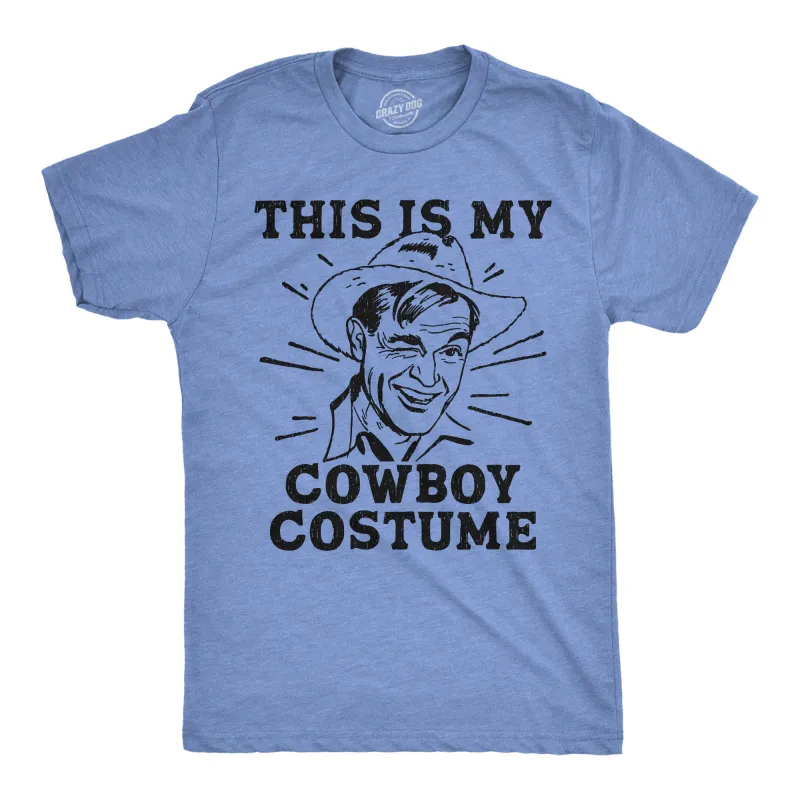 This Is My Cowboy Costume Men's T Shirt sold by Crazy Dog T-Shirts