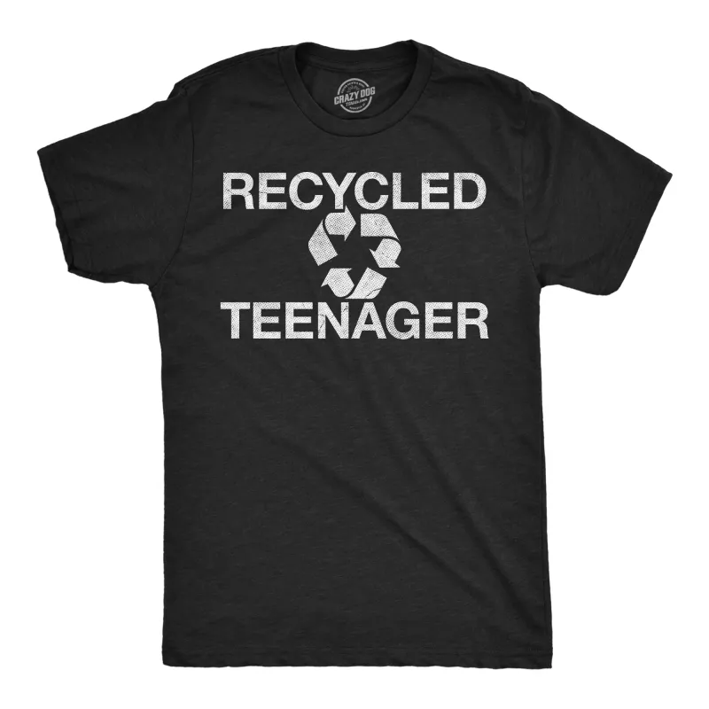 Recycled Teenager Men's T Shirt sold by Crazy Dog T-Shirts