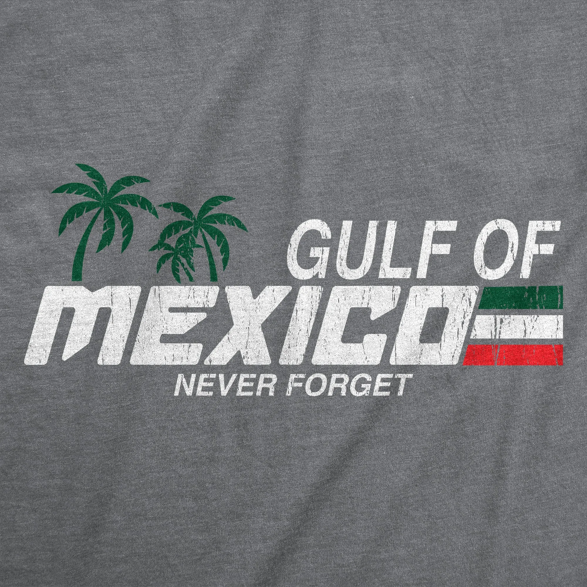 Gulf Of Mexico Never Forget Men's T Shirt sold by Crazy Dog T-Shirts product image thumbnail 2