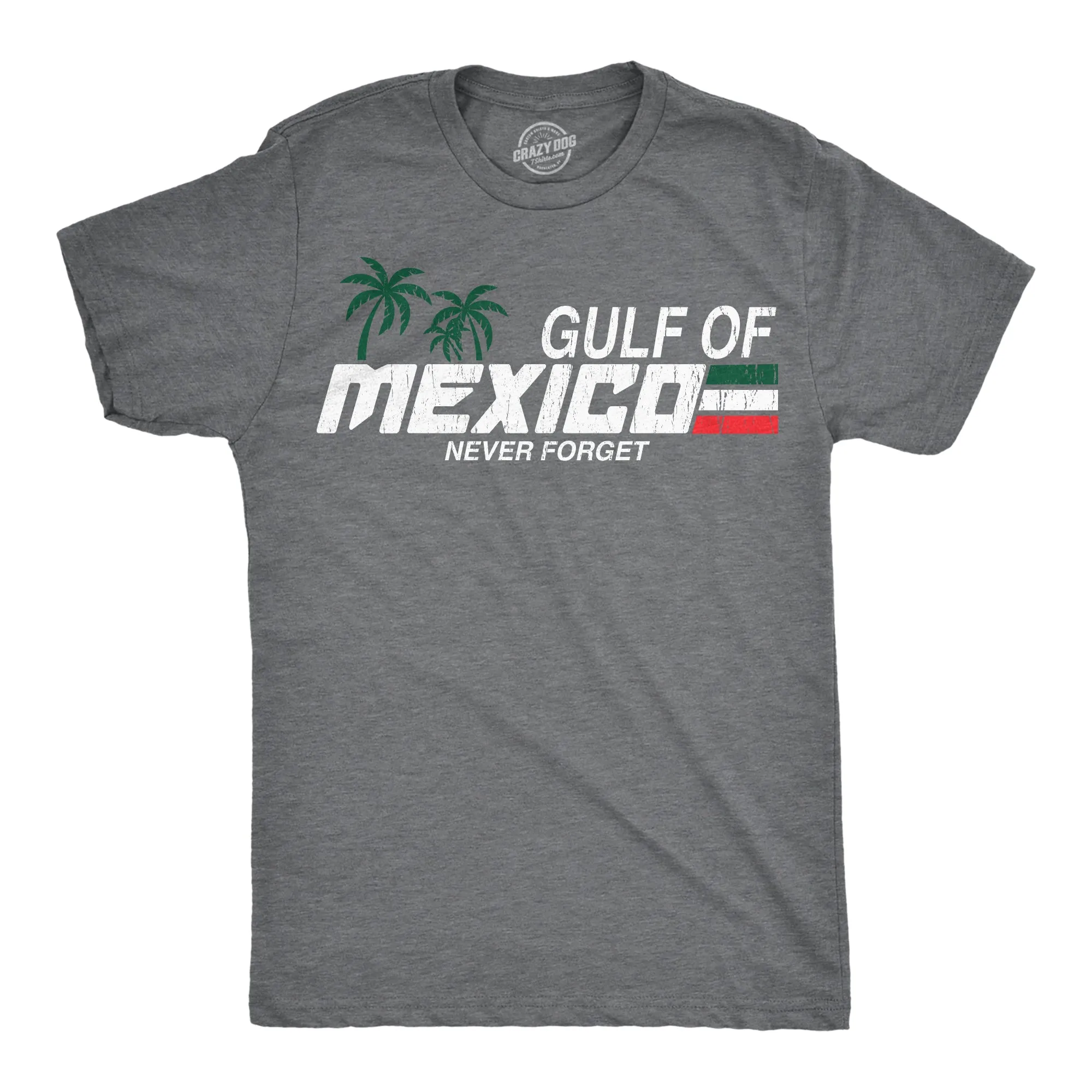 Gulf Of Mexico Never Forget Men's T Shirt sold by Crazy Dog T-Shirts