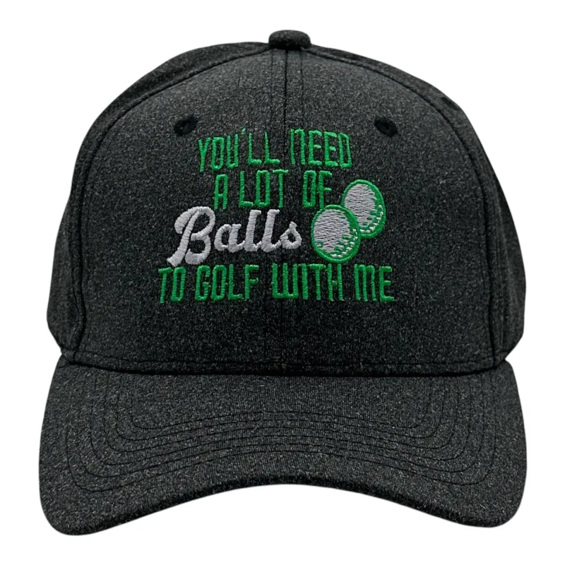 Youll Need A Lot Of Balls To Golf With Me sold by Crazy Dog T-Shirts
